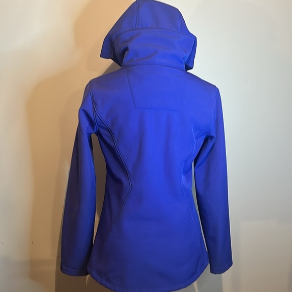 Sears vintage Women's Blue Hooded Jacket - Picture 8 of 8